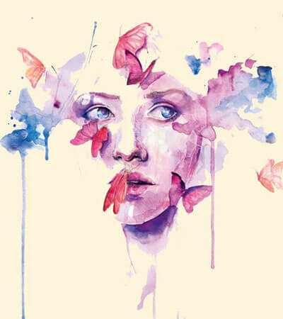 Oil colored